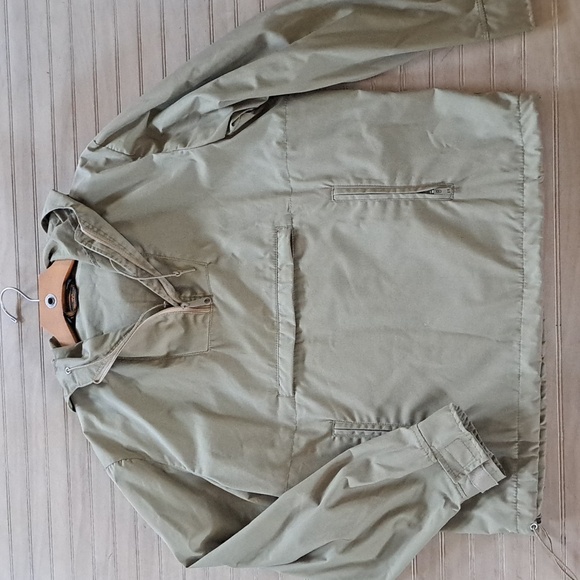 Vintage Eddie Bauer Anorak Parka Hooded Jacket Windbreaker Pullover Made in USA - Picture 1 of 13